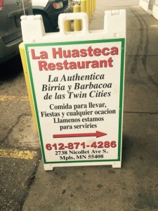 La Huasteca sign