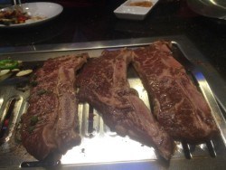 Hoban short ribs on grill
