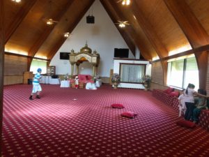 Sikh Gurdwara sanctuary